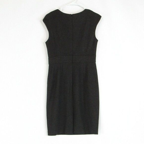 Charcoal gray ANTHROPOLOGIE TRINA TURK dress 8 - Picture 3 of 4